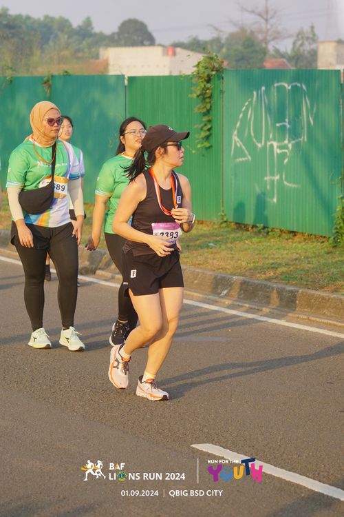 Race photo from BAF LIONS RUN 2024