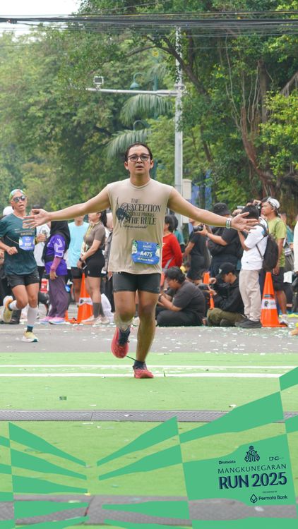 Race photo from Mangkunegaran Run 2025
