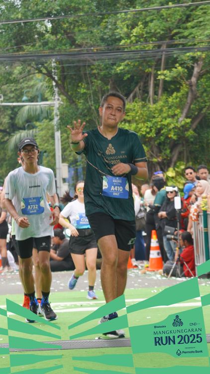 Race photo from Mangkunegaran Run 2025