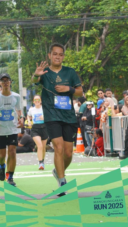 Race photo from Mangkunegaran Run 2025