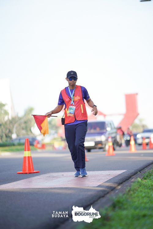Race photo from Taman Budaya x BOGORUN 2025