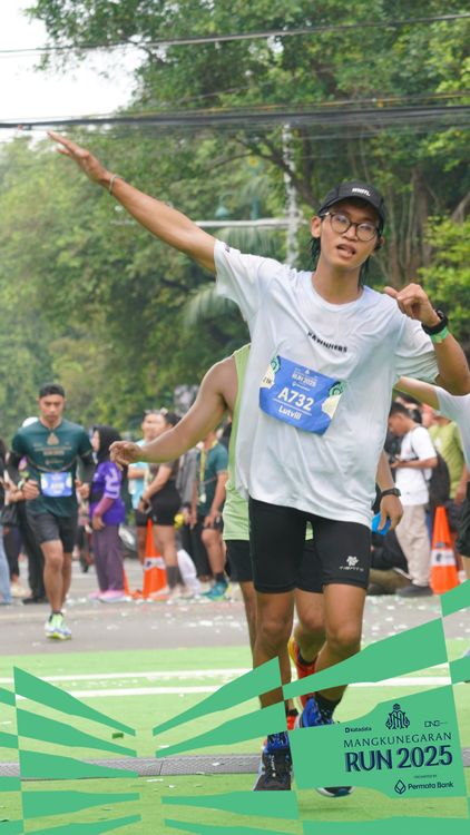 Race photo from Mangkunegaran Run 2025
