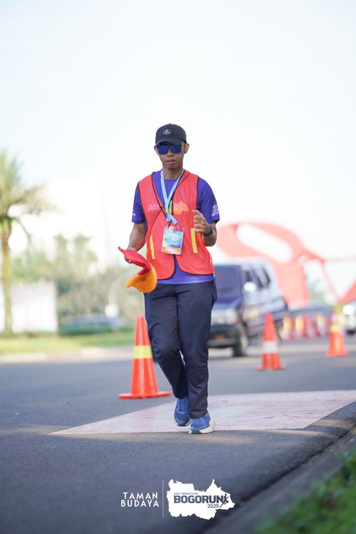 Race photo from Taman Budaya x BOGORUN 2025
