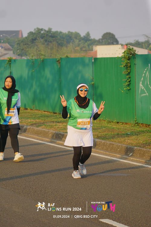 Race photo from BAF LIONS RUN 2024