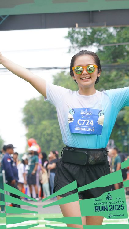 Race photo from Mangkunegaran Run 2025
