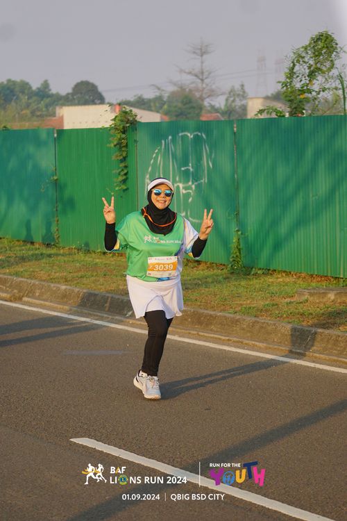 Race photo from BAF LIONS RUN 2024