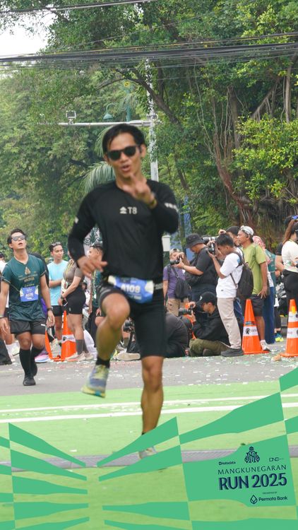 Race photo from Mangkunegaran Run 2025
