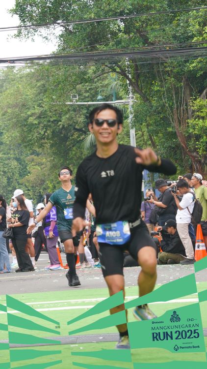 Race photo from Mangkunegaran Run 2025