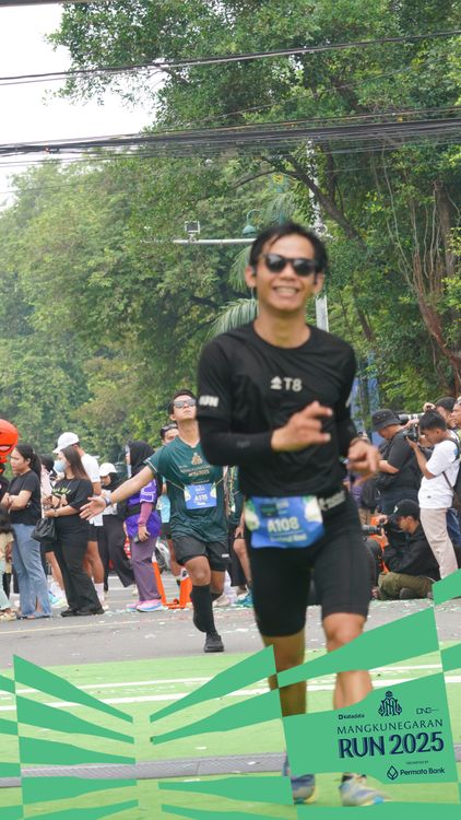 Race photo from Mangkunegaran Run 2025