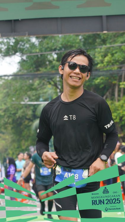 Race photo from Mangkunegaran Run 2025