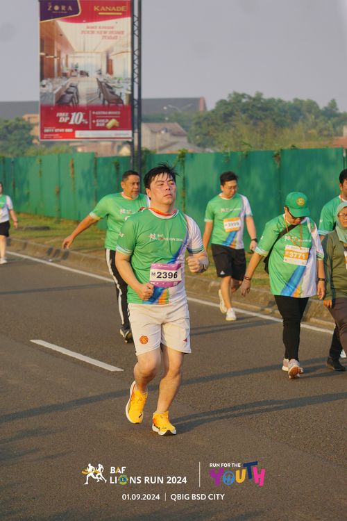 Race photo from BAF LIONS RUN 2024