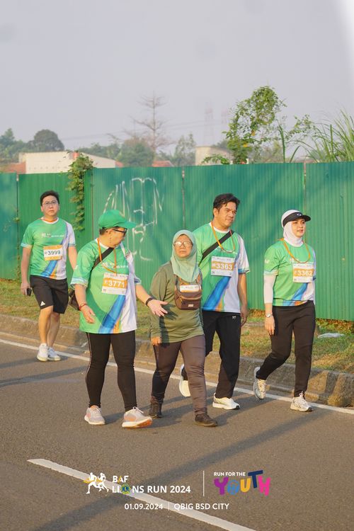 Race photo from BAF LIONS RUN 2024