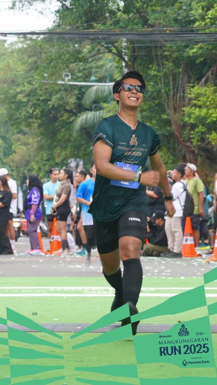 Race photo from Mangkunegaran Run 2025