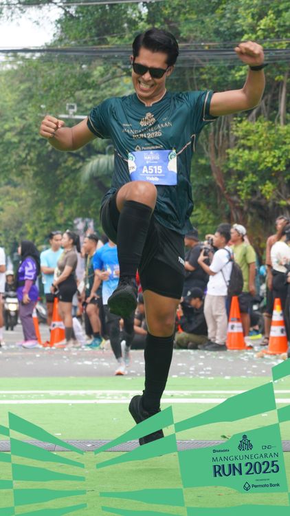 Race photo from Mangkunegaran Run 2025
