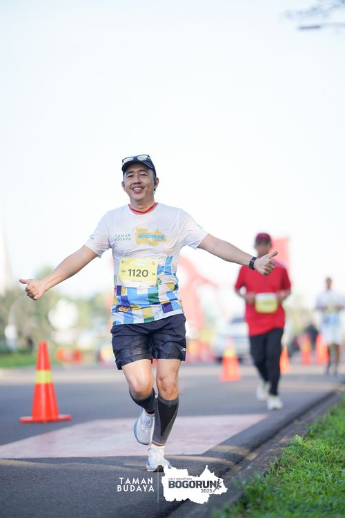 Race photo from Taman Budaya x BOGORUN 2025