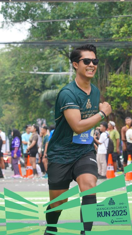 Race photo from Mangkunegaran Run 2025