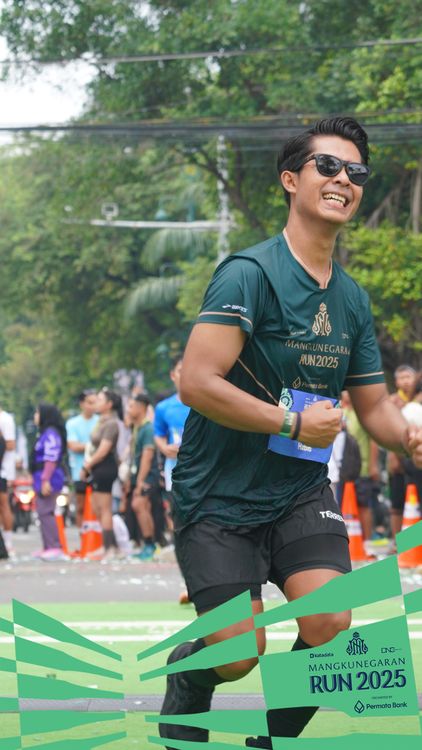 Race photo from Mangkunegaran Run 2025
