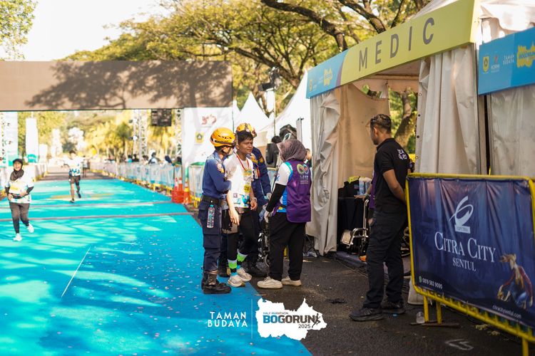 Race photo from Taman Budaya x BOGORUN 2025