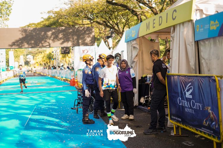 Race photo from Taman Budaya x BOGORUN 2025