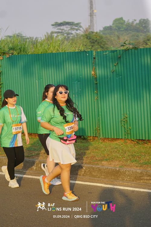 Race photo from BAF LIONS RUN 2024
