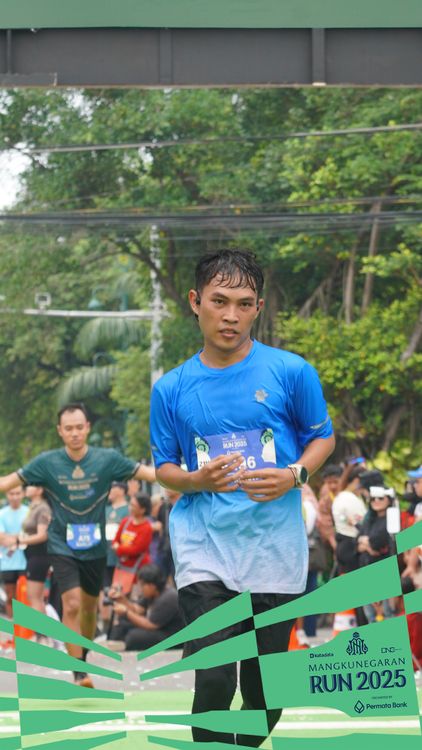 Race photo from Mangkunegaran Run 2025