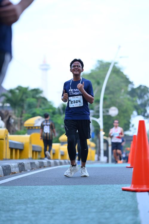 Race photo from KEMLU RUN 2025