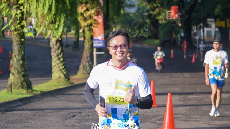 Race photo from Taman Budaya x BOGORUN 2025