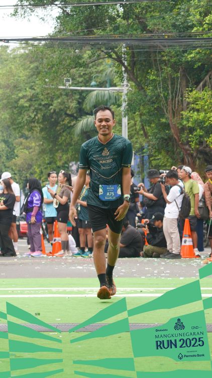 Race photo from Mangkunegaran Run 2025