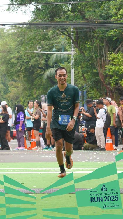 Race photo from Mangkunegaran Run 2025