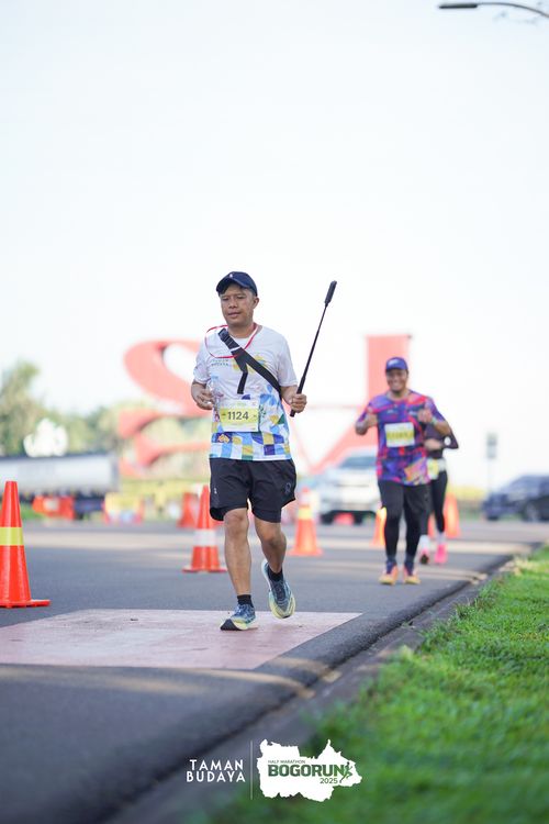 Race photo from Taman Budaya x BOGORUN 2025