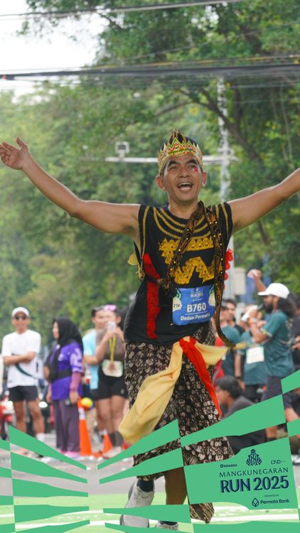 Race photo from Mangkunegaran Run 2025