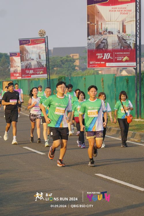 Race photo from BAF LIONS RUN 2024