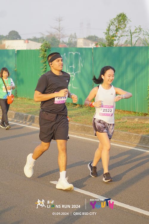 Race photo from BAF LIONS RUN 2024