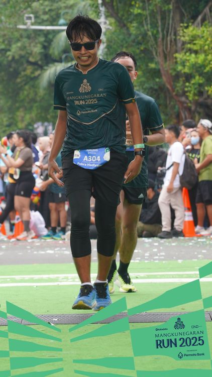 Race photo from Mangkunegaran Run 2025