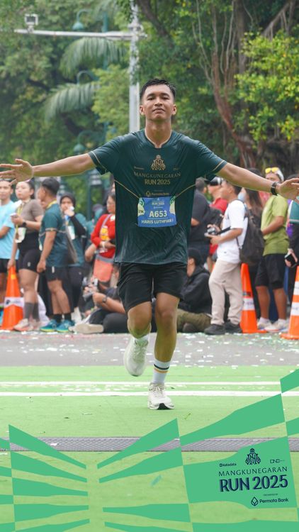 Race photo from Mangkunegaran Run 2025