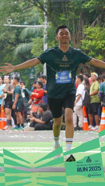Race photo from Mangkunegaran Run 2025