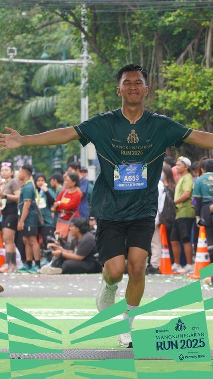 Race photo from Mangkunegaran Run 2025
