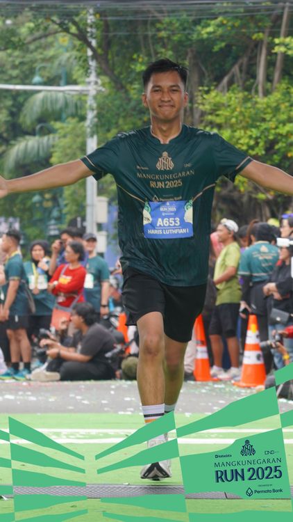 Race photo from Mangkunegaran Run 2025