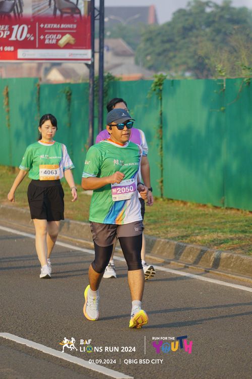 Race photo from BAF LIONS RUN 2024