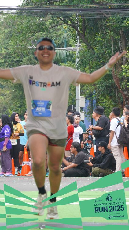 Race photo from Mangkunegaran Run 2025