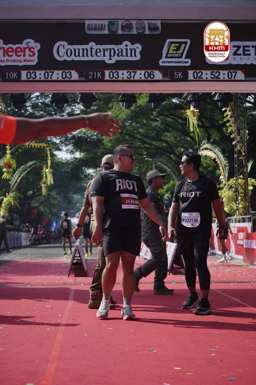 Race photo from Kediri Half Marathon 2025