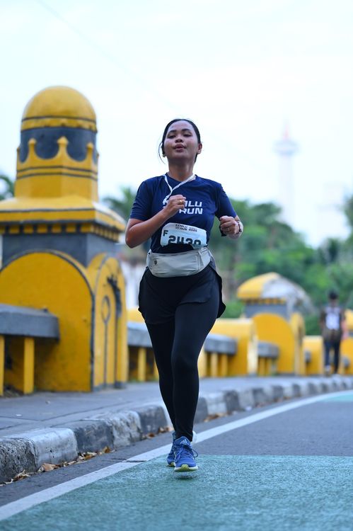 Race photo from KEMLU RUN 2025