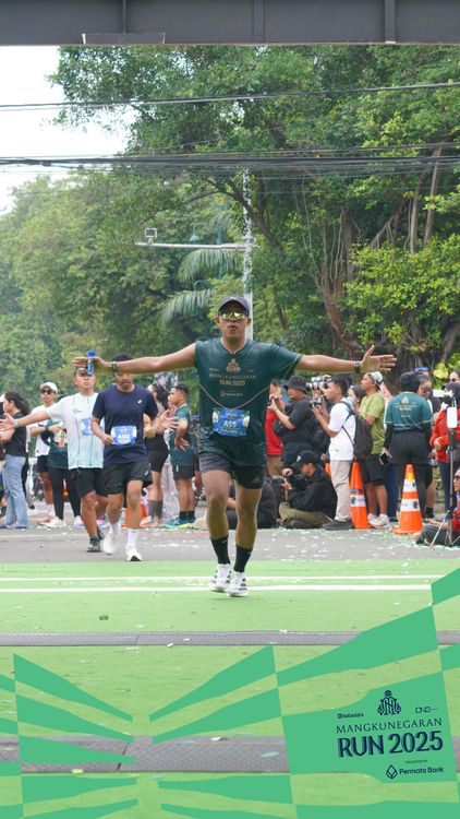 Race photo from Mangkunegaran Run 2025