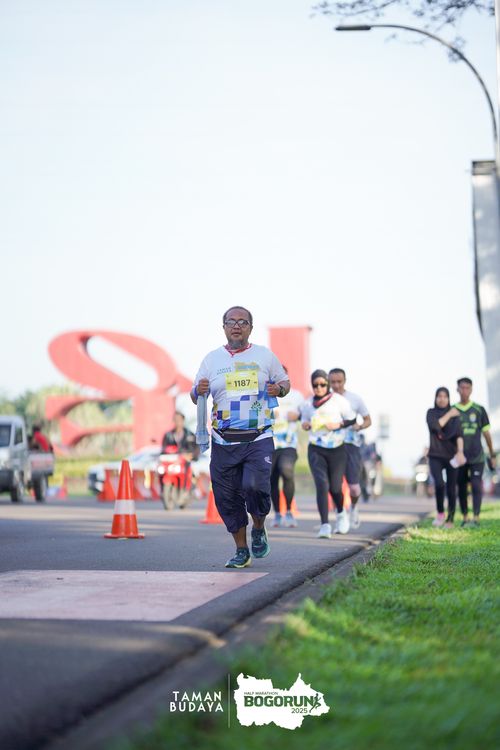 Race photo from Taman Budaya x BOGORUN 2025