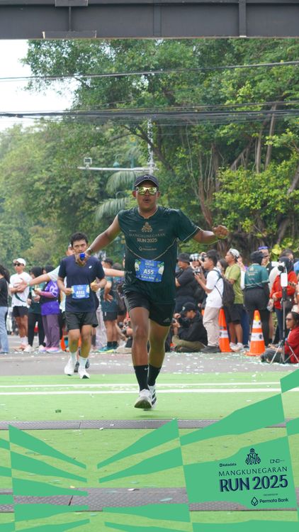 Race photo from Mangkunegaran Run 2025