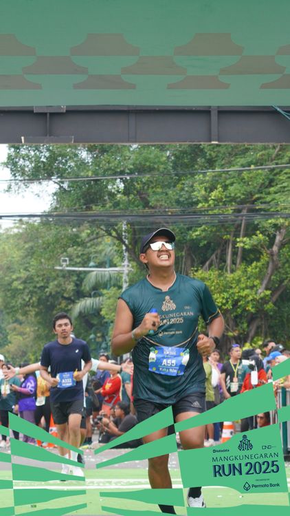 Race photo from Mangkunegaran Run 2025