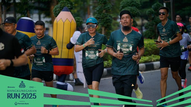 Race photo from Mangkunegaran Run 2025