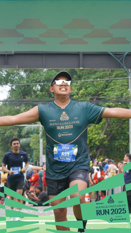 Race photo from Mangkunegaran Run 2025