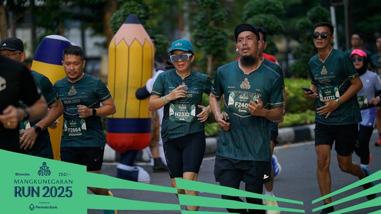 Race photo from Mangkunegaran Run 2025