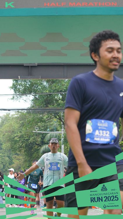 Race photo from Mangkunegaran Run 2025